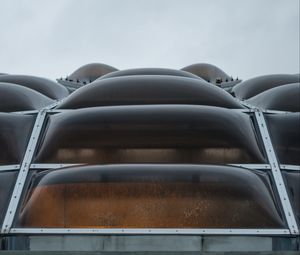 Preview wallpaper building, architecture, glass, shape, convex