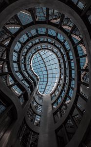 Preview wallpaper building, architecture, glass, ceiling