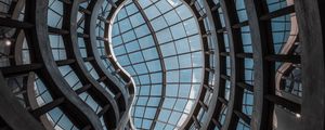 Preview wallpaper building, architecture, glass, ceiling