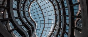 Preview wallpaper building, architecture, glass, ceiling