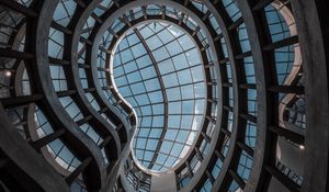 Preview wallpaper building, architecture, glass, ceiling