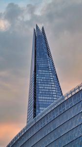 Preview wallpaper building, architecture, glass, bottom view
