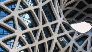 Preview wallpaper building, architecture, glass, facade, construction