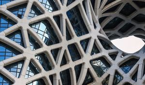 Preview wallpaper building, architecture, glass, facade, construction
