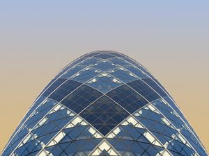 Preview wallpaper building, architecture, glass, sky, minimalism