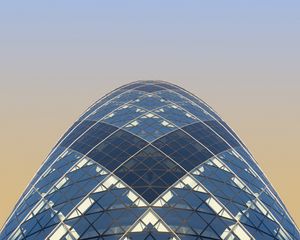 Preview wallpaper building, architecture, glass, sky, minimalism