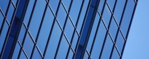 Preview wallpaper building, architecture, glass, sky, blue