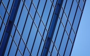 Preview wallpaper building, architecture, glass, sky, blue