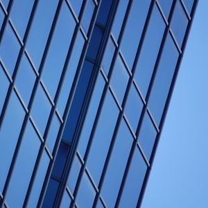 Preview wallpaper building, architecture, glass, sky, blue