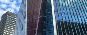 Preview wallpaper building, architecture, glass, construction