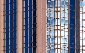 Preview wallpaper building, architecture, glass, reflection, facade