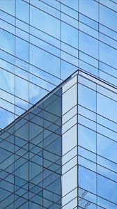 Preview wallpaper building, architecture, glass, reflection, blue