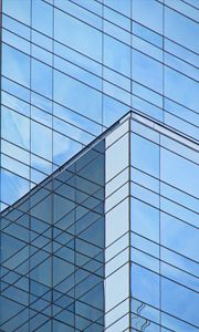 Preview wallpaper building, architecture, glass, reflection, blue