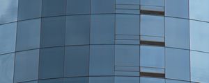 Preview wallpaper building, architecture, glass, gray