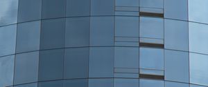 Preview wallpaper building, architecture, glass, gray