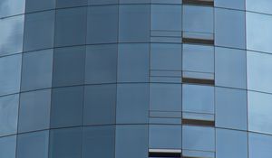 Preview wallpaper building, architecture, glass, gray