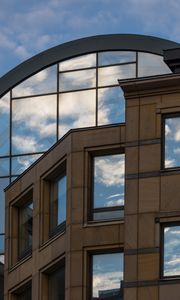 Preview wallpaper building, architecture, glass, windows, reflection