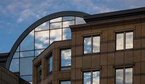 Preview wallpaper building, architecture, glass, windows, reflection