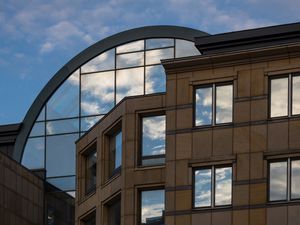 Preview wallpaper building, architecture, glass, windows, reflection