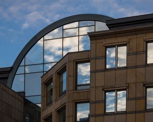 Preview wallpaper building, architecture, glass, windows, reflection