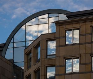 Preview wallpaper building, architecture, glass, windows, reflection