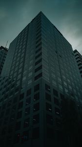 Preview wallpaper building, architecture, gray, dark