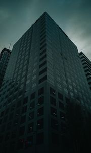 Preview wallpaper building, architecture, gray, dark