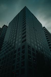 Preview wallpaper building, architecture, gray, dark