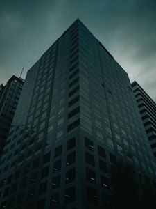 Preview wallpaper building, architecture, gray, dark