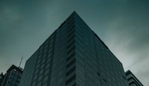 Preview wallpaper building, architecture, gray, dark