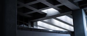 Preview wallpaper building, architecture, interior, minimalism, symmetry