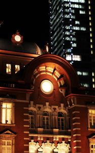 Preview wallpaper building, architecture, light, night, facade