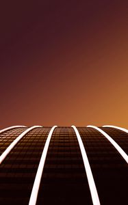 Preview wallpaper building, architecture, lines, backlight