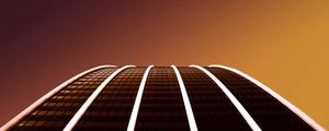 Preview wallpaper building, architecture, lines, backlight