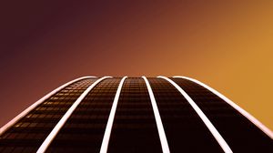 Preview wallpaper building, architecture, lines, backlight