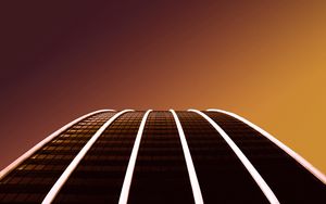 Preview wallpaper building, architecture, lines, backlight