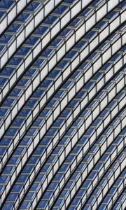 Preview wallpaper building, architecture, lines, stripes, glass