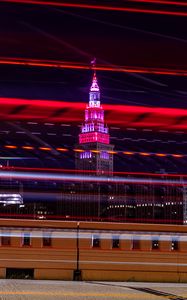 Preview wallpaper building, architecture, long exposure, evening