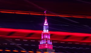 Preview wallpaper building, architecture, long exposure, evening