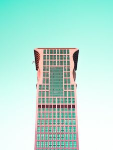 Preview wallpaper building, architecture, minimalism, high-rise