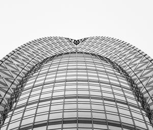 Preview wallpaper building, architecture, minimalism, bw