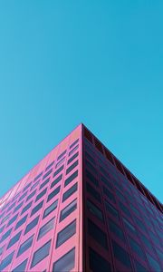 Preview wallpaper building, architecture, minimalism, pink
