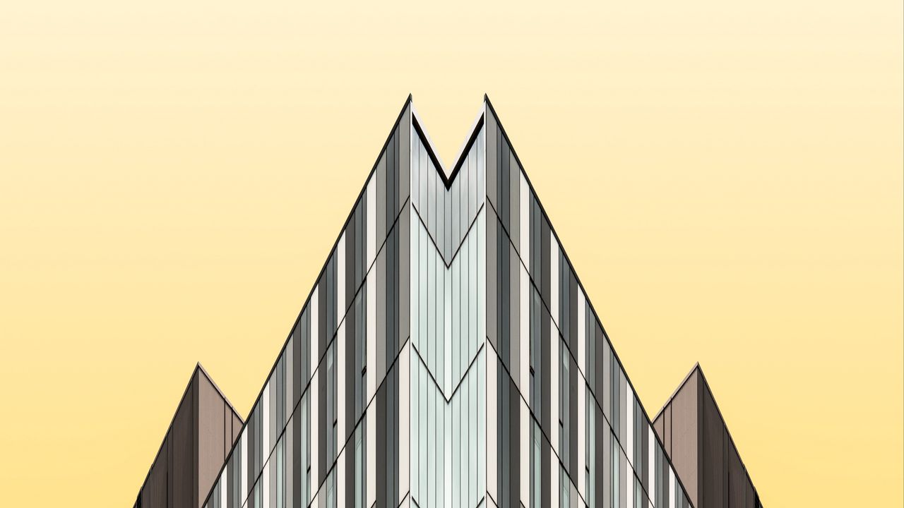 Wallpaper building, architecture, minimalism, geometry