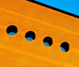 Preview wallpaper building, architecture, minimalism, orange