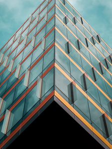 Preview wallpaper building, architecture, minimalism, facade, glass