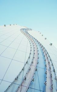 Preview wallpaper building, architecture, minimalism, construction, white