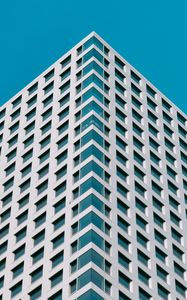 Preview wallpaper building, architecture, minimalism, blue