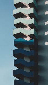 Preview wallpaper building, architecture, multistorey, minimalism, shadow
