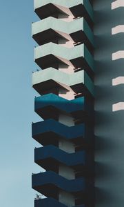 Preview wallpaper building, architecture, multistorey, minimalism, shadow