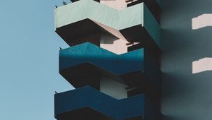 Preview wallpaper building, architecture, multistorey, minimalism, shadow